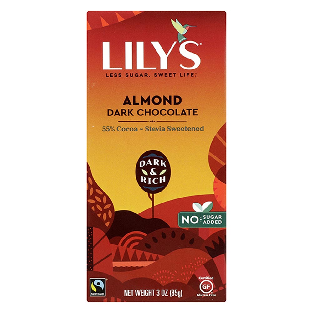 LILY'S <br> LOW SUGAR CHOCOLATE BARS