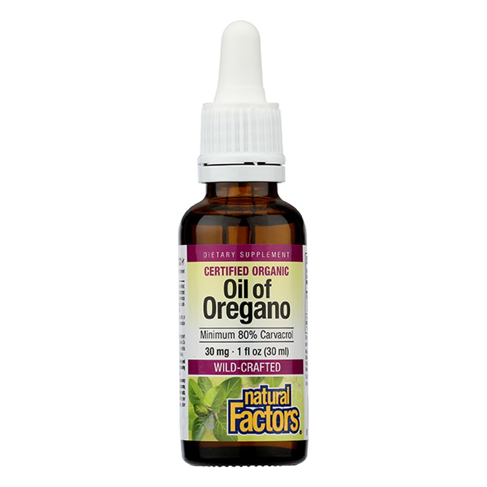 NATURAL FACTORS <br> OREGANO OIL